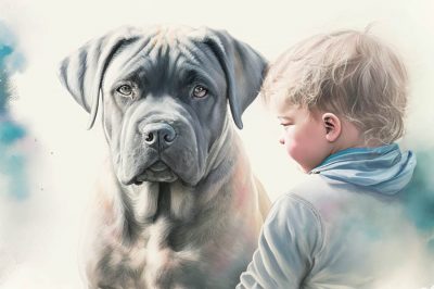 Cane Corso Welpe Kind